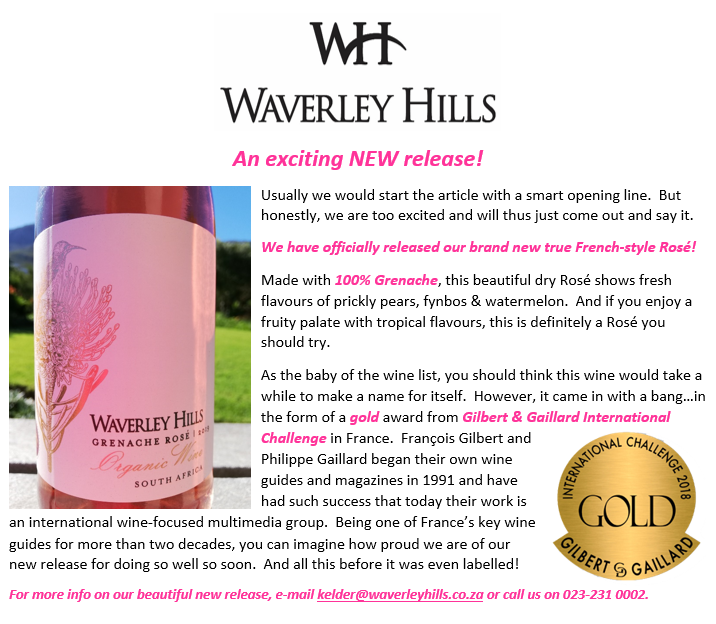 Waverley Hills Wines (@waverleyhills) on Twitter photo 