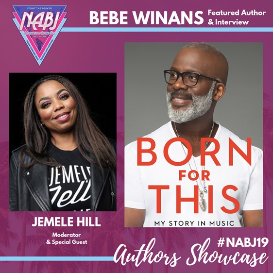 #NABJ19: Join <a href="/BeBeWinans/">BeBe Winans</a> &amp; <a href="/JemeleHill/">Jemele Hill</a>, Fri. 8/9 @ 2pm for an <a href="/NABJ/">#NABJ Headquarters ✊🏾🖊️🎙️💻 📷 🎥 📝 🔈</a> Author's Showcase in Royal Ballroom 4 as they discuss his new book “Born For This,” reflecting on the challenges &amp; triumphs of keeping his faith during his award-winning recording career. <a href="/HachetteUS/">Hachette Book Group</a>