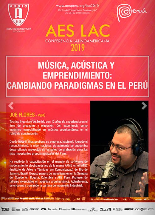 iconoacustic's tweet photo. Del Perú para Latinoamérica!! Los esperamos en la conferencia AES LAC 2019 para conversar sobre detalles de nuestros proyectos más importantes!!
.
.
#iconoacustic #aes #aeslac2019 #acoustic #acousticdesign #acusticaperu #acusticaarquitetonica #diseñoacustico #peru https://t.co/CjSoBIiLdn