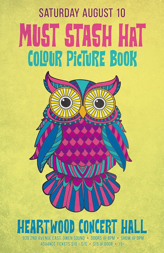 #Saturday <a href="/Heartwood_Hall/">HeartwoodConcertHall</a> #owensound #colourpicturebook #trio facebook.com/events/4611470…