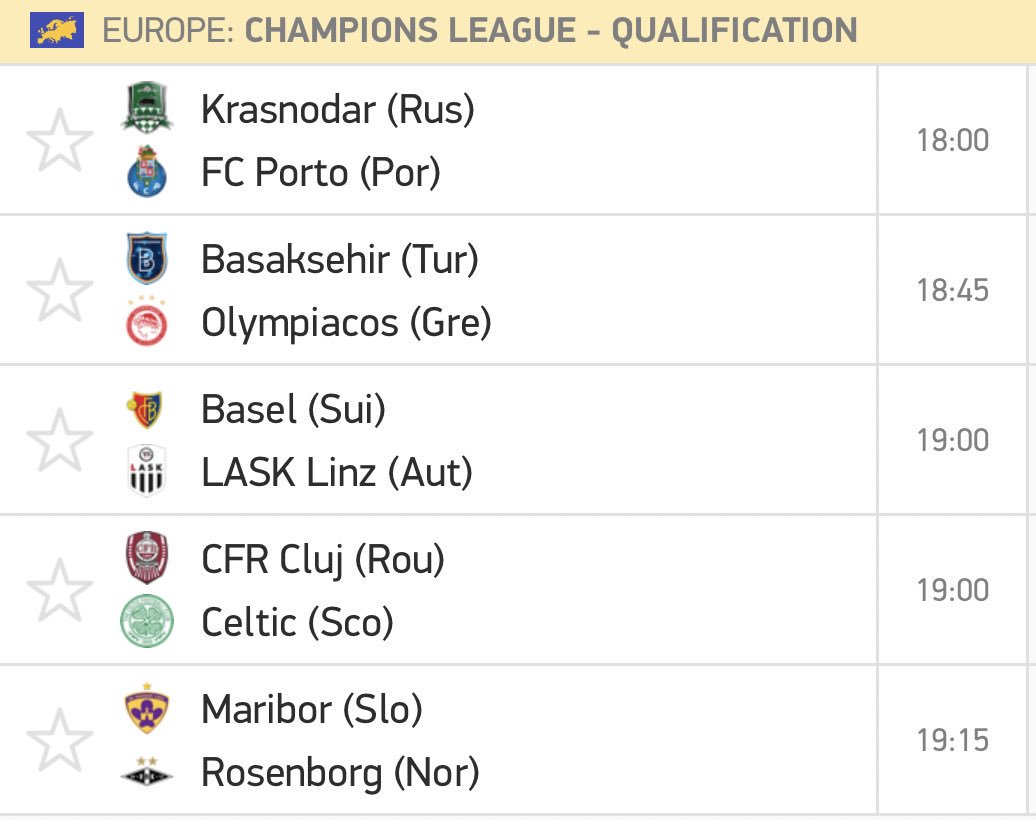 FanTeamOfficial's tweet photo. 🎫 COMPETITION TIME 🎫

To win one of TWO free-entry tickets to our massive €250,000 season-long cash league, predict the total goals scored (in 90-mins) in tonight’s 5 Champions League Qualifier games.

⚠️ | RULES: Reply > RT > Follow @FanTeamOfficial 

https://t.co/Urdazm9lEu https://t.co/LksHkWCgxe