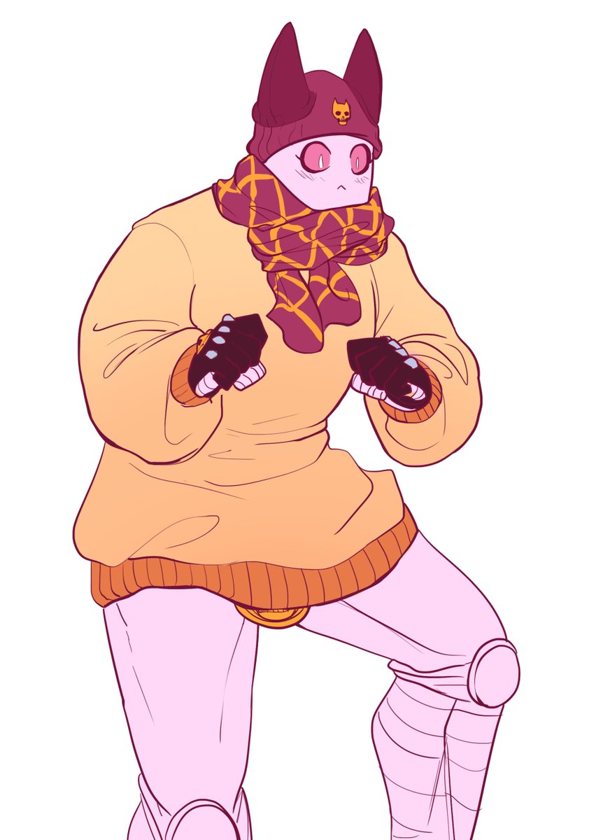 Herzspalter's tweet photo. Killer Queen without winter fur's got to take care of himself! https://t.co/JPLxheOeP1