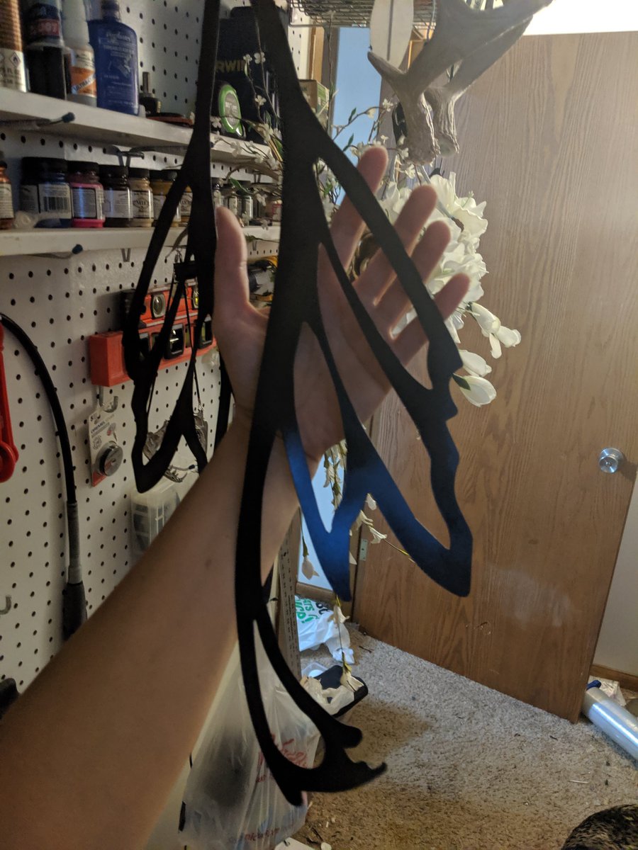 Almost ready for iridescent film!