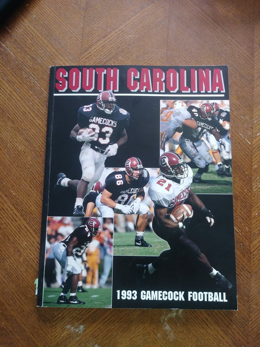 SCsportsfan7451's tweet photo. @CPhilly19 @Mike_Uva 1993 and 1996 #GamecockCollection #MediaGuide #1DollarEach https://t.co/0zHDhtbtzO
