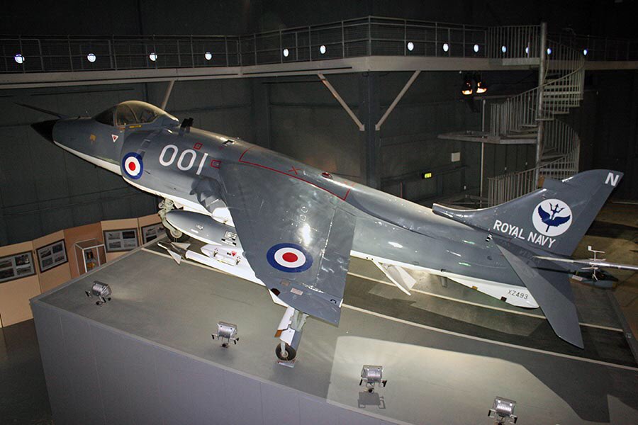 HarrierPres's tweet image. And here she is!! The last FRS.1 left in the UK