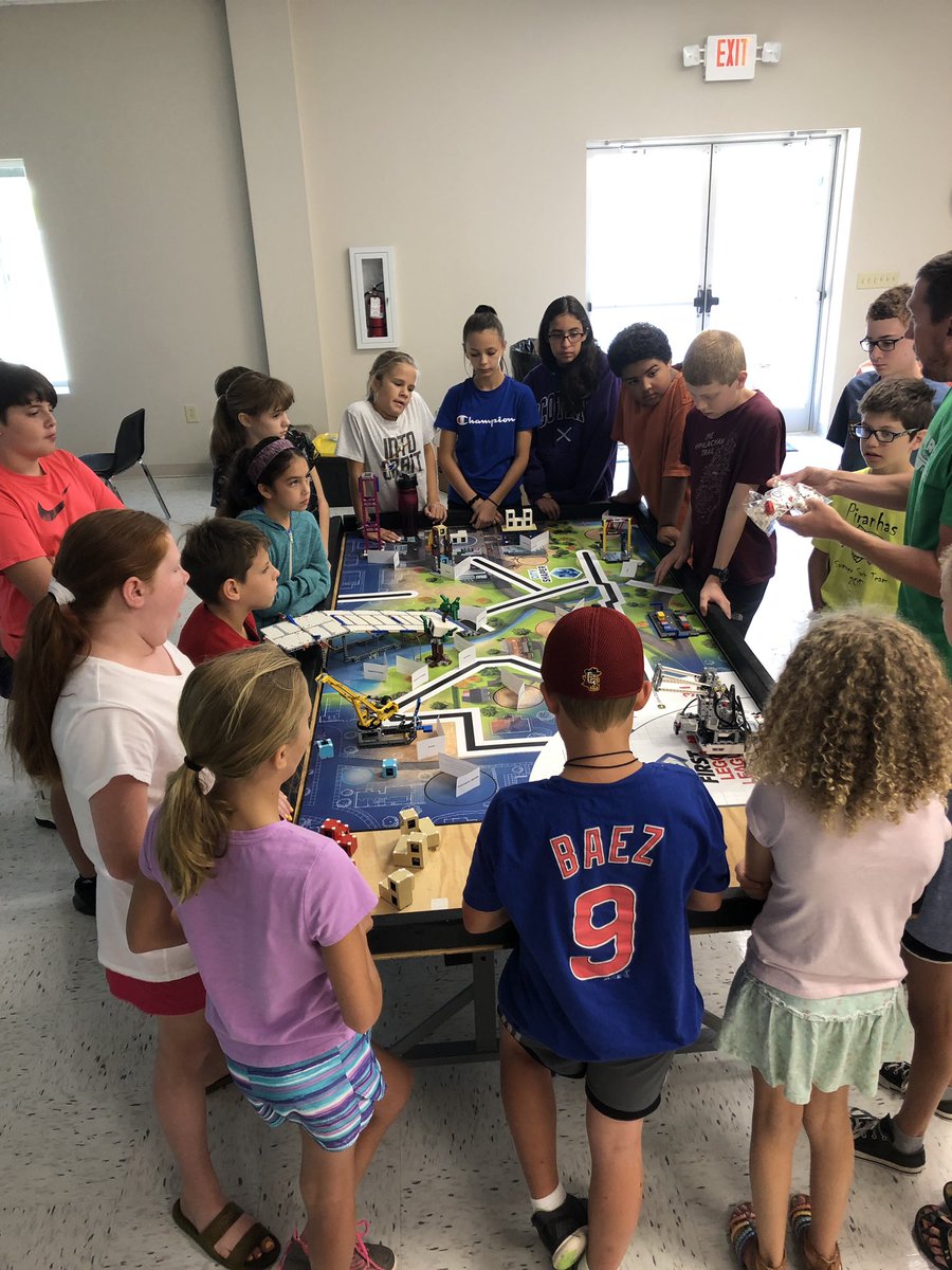 Four <a href="/MooreSchools/">Moore County Schools</a> getting together today to plan and discuss this year’s <a href="/firstlegoleague/">FIRST LEGO League</a> #CityShaper challenge