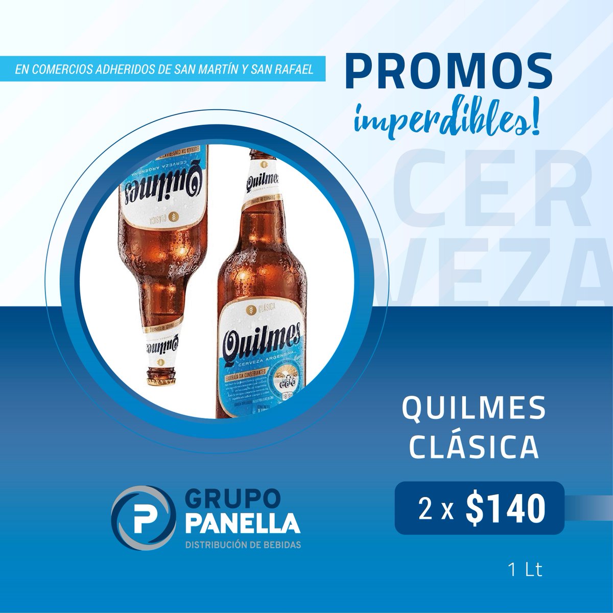 panellagrupo's tweet photo. Estas promociones de cerveza son todo! 🍻 #PromoPanella
🔽 𝗔𝗣𝗥𝗢𝗩𝗘𝗖𝗛𝗔𝗟𝗔𝗦 🔽
❗️❗️ Las promociones se adquieren en los comercios adheridos de San Martín y San Rafael
#Quilmes #Andes #StellaArtois #Brahmita #Corona https://t.co/w2awpXiRDA