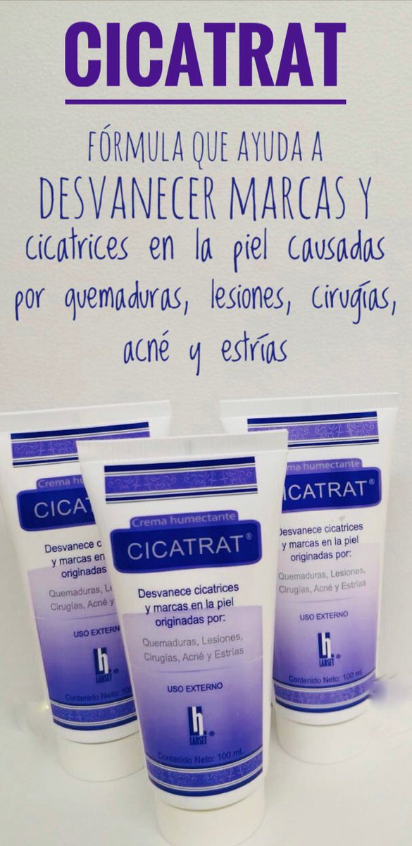 homdelvalle's tweet photo. Crema CICATRAT, para cicatrices y como crema que enriquece la piel, ayudando a retrasar la aparición de arrugas $200 en HOMEOPÁTICA DEL VALLE, FARMACIA Y CONSULTORIOS 53352117 San Francisco 1380A, Del Valle. #cicatrat #labset https://t.co/CVOrEJTnEO