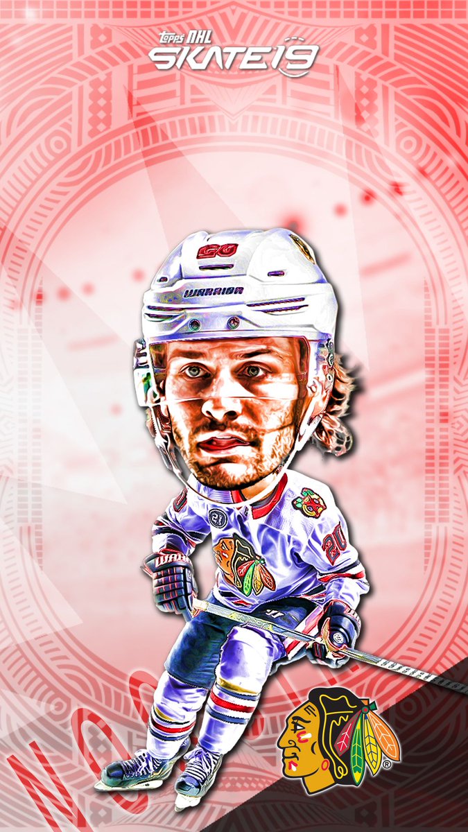ToppsNHL's tweet photo. There's nothing to B Saad about when @BSaad20 is first up for our Noggin #WallpaperWednesday! Tap, save & set the @NHLBlackhawks' LW as your background! (Plus, collect all of Saad's cards today in #ToppsNHL SKATE: https://t.co/LUwVLhjC9j) https://t.co/jbfhu1wxHS