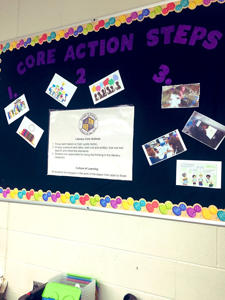 teachmitchell's tweet photo. Shout out to Mrs. D! @ITcreswellmnps 
The Core Actions are visible and discussed with students. #greatideas  #settinghighexpectations https://t.co/EQivjMJGN5