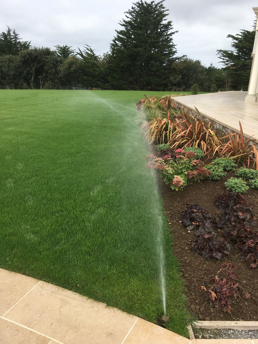 #LandscapeIrrigation in Jersey courtesy of <a href="/ldegirrigation/">Lawrence De Gruchy Irrigation Ltd</a> using <a href="/Hunter_Ind/">ÍÑD HÚÑTÉR</a> MP Rotators, ProC &amp; X core controllers, and PGP Sprinklers. A job well done 👌