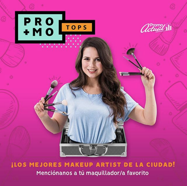 PromoActual's tweet photo. ¡Regresamos con nuestro famoso #PromoTop 💖! Y en esta oportunidad nos gustaría saber cuál es tu maquillador/a favorito de la ciudad 💄. Esos que llamas cuando tienes una boda 💍, una graduación 🎓, una fiesta 💃🏻, o una sesión de fotos #PromoActualPzo https://t.co/JmsndLf997