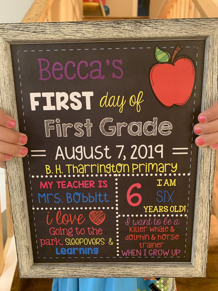 kinibrindle's tweet image. #MAfirstday is here! ❤️🐻 We are so excited for a great year in first grade! #beccamaebrindle #mattieelicebrindle #theBHT #MACSawesome