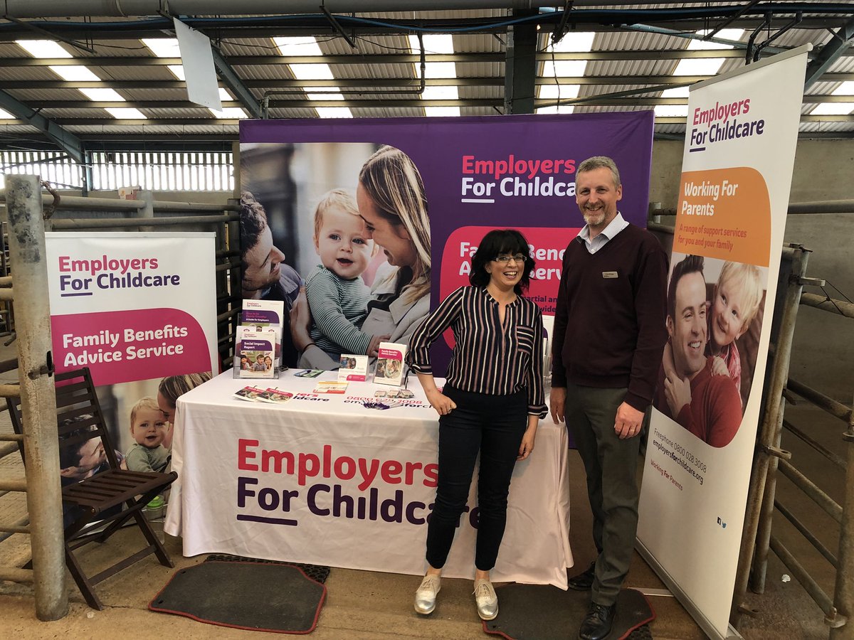 FSBNIRegion's tweet photo. Lovely to catch up with @FSBNIRegion members @EFCCG at #FermanaghShow today - discussing the importance of #childcare support for all #Enniskillen #WorkingParents https://t.co/tWVGyDTxrp