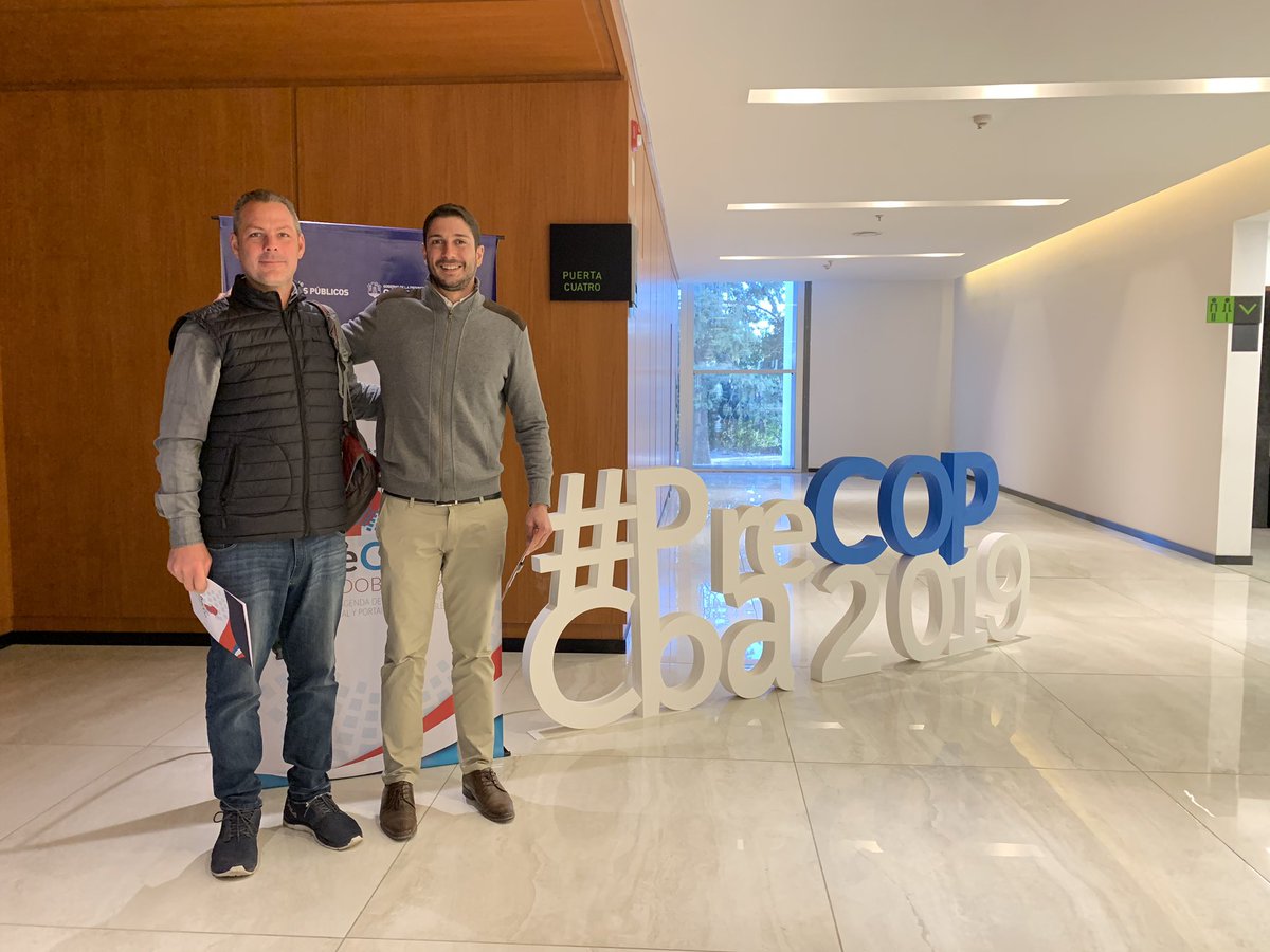 FernandoJLuna's tweet photo. Acá estamos en la #PreCOPCba2019 para avanzar entre provincias y municipios en acciones contra el cambio climático. https://t.co/Thh4N09qTz
