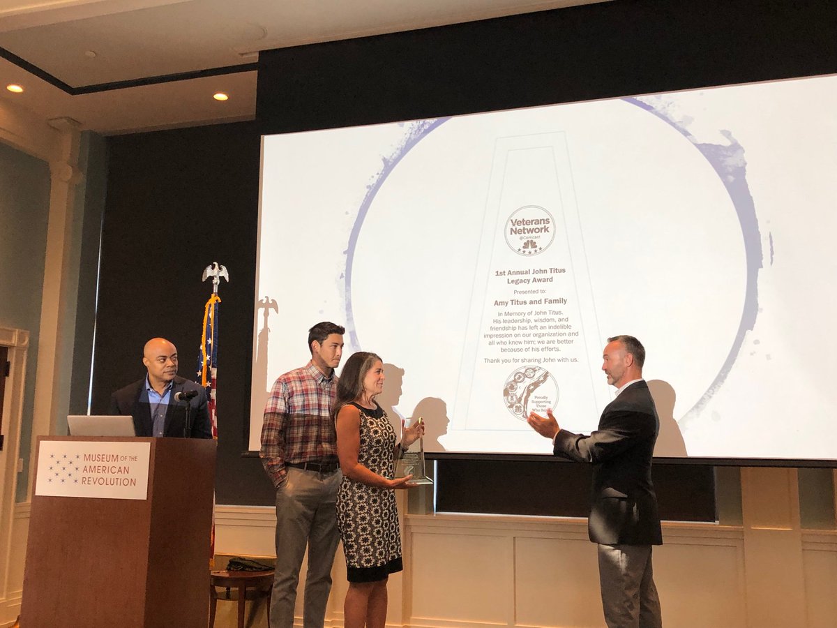Best way to honor John Titus is to continue his mission of giving back, investing in people &amp; promoting a diverse corporate culture. Thank you to our fellow Comcasters &amp; community partners for helping us show his family how much he meant to us. <a href="/APAComcast/">We Moved ⏩ @Comcast</a> <a href="/ComcastMilitary/">Comcast Military</a>
