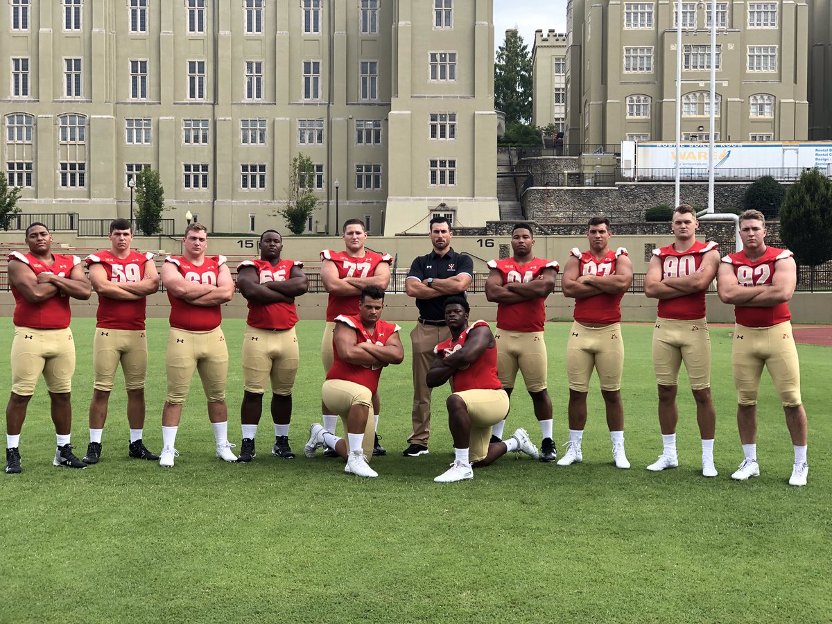 Coach_PatKuntz's tweet photo. 2019 VMI Keydet Defensive Line
#Attack #Violent #Relentless #10TD👣 https://t.co/1ybU7DBy7v