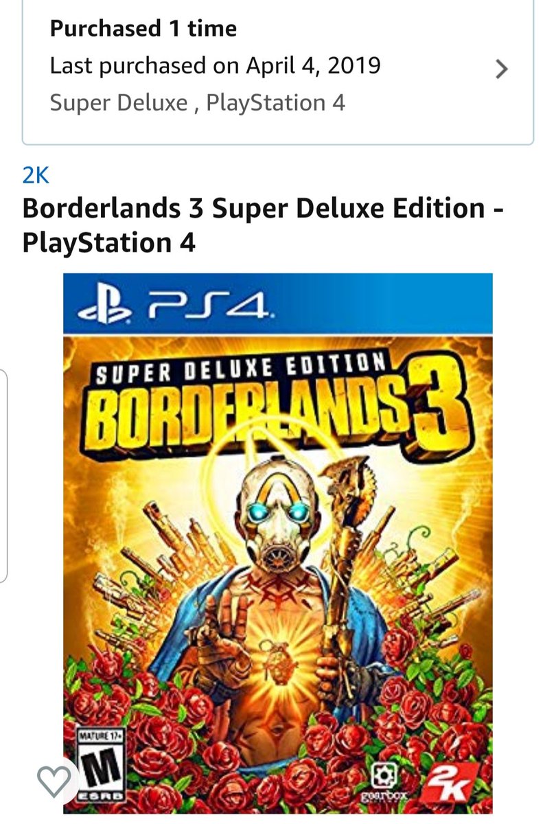 TheTuvoc's tweet photo. Why #boycottborderlands3 when i can #SuperDeluxe  #dayone 😍 #borderlands3  #HYPE https://t.co/ZzWQs6SUss