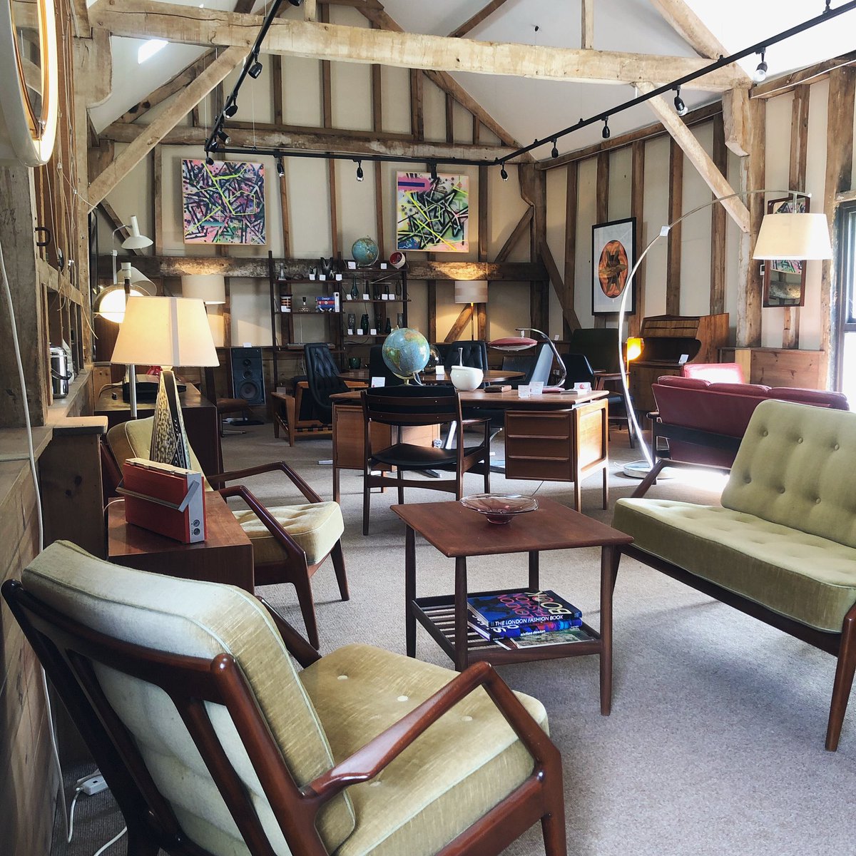sbydonline's tweet photo. We have neglected our social media a little recently... but never fear we are back. First up is a picture of the barn showroom, at the Ginger Piggery!
#mcm #design #hygge #interiordesign #Interiors #livingroomideas #furniture #showroom https://t.co/gAg7NjOpkV
