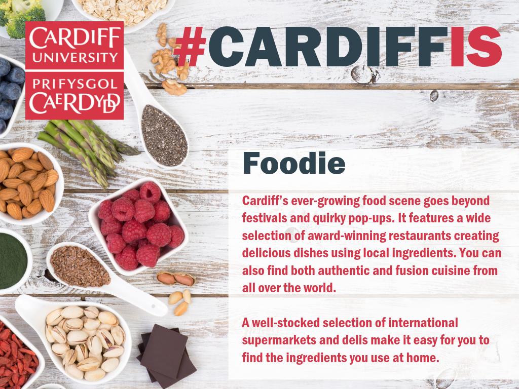 CardiffUniInter's tweet photo. You'll never be short of places to go for a tasty treat in Cardiff! 😋

But don't just take our word for it, find out what this @Independent reporter discovered when he visited the city:

https://t.co/Lao8pnk4yg

#Cardiffis #Wales https://t.co/I90Y91XElm