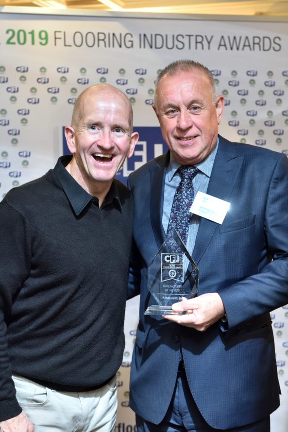 FBallUK's tweet photo. David leaves on a high!
What a great way to end your career at F. Ball

Our former Sales Director David Hibbert accepting the Manufacturer of the Year - CFJ/CFA Awards 2019 from guest speaker Eddie ‘the Eagle ‘ Edwards at the awards ceremony held in London in June.

#TeamFBall https://t.co/JX7WuW0aNL