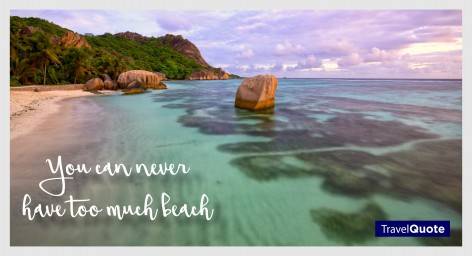 SeeSeychellesSA's tweet photo. Escape to the beach! #TravelQuote https://t.co/Lt9i3GZHgH