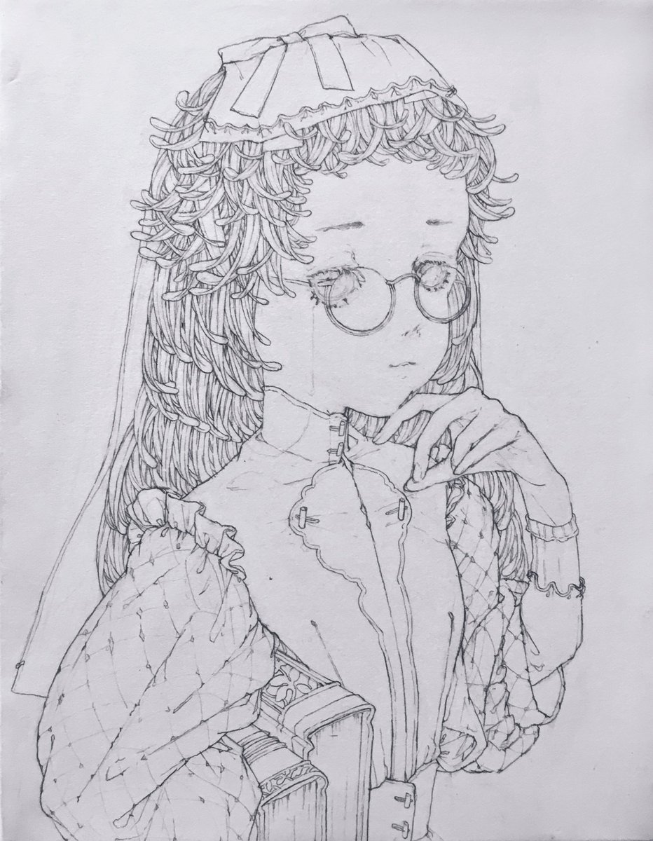 下描き 