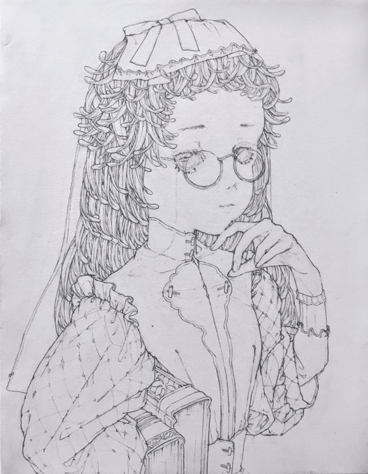 下描き 