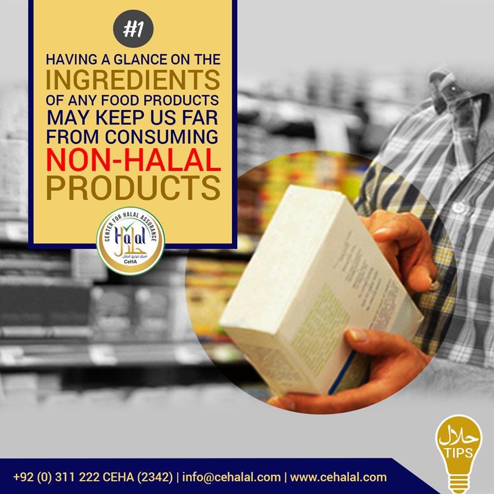 CeHalal's tweet photo. HALAL TIPS
__________
| #1 | Having a glance on the ingredients of any #food products may keep us far from consuming Non-Halal products.
#Halaltips #HalalFood #HalalAwareness #HalalGuidelines #HalalCertification #CEHA #HalalLifeStyle #HalalWorld #HalalPakistan #Halalindustry https://t.co/crIOe7q96k