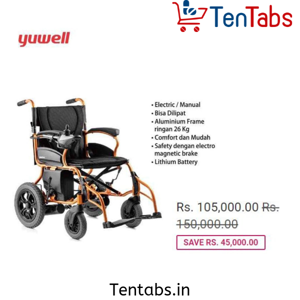 ten_tabs's tweet photo. Yuwell Electric wheelchairs are propelled by means of an electric motor rather than manual power. 
Buy Now: https://t.co/0hCpCB5dRj
#medicalwheelchair #motarizedwheelchair #electricwheelchair #yuwell #tentabs https://t.co/90jw6yXmHi