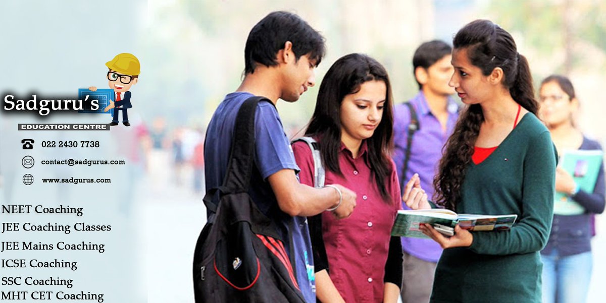 sadgurus1's tweet photo. Established in January 1998, with the first branch located at Charni Road, later expanding centres all over Mumbai, currently operating from Dadar. For more info call us on 022 2430 7738 or visit on https://t.co/fvSQ9foITr #educational #Engineering #ClassOf2019 #mumbai #India https://t.co/sZD6inrLZm