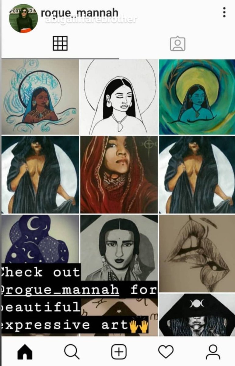 Em_Desouza's tweet photo. 1/5
Hey loves, I've just set up my brand new Insta page solely for my latest art. It's called Rogue_Mannah &amp; it's currently the ONLY place where you can find my most recent work.

Please feel free to follow and/or share!

https://t.co/YUd2NkS0gn 

#queerdesi #nonbinary #artist https://t.co/3Rkutf7blq