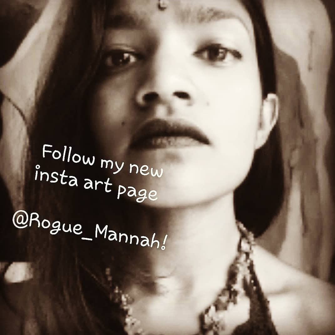 Em_Desouza's tweet photo. 1/5
Hey loves, I've just set up my brand new Insta page solely for my latest art. It's called Rogue_Mannah &amp; it's currently the ONLY place where you can find my most recent work.

Please feel free to follow and/or share!

https://t.co/YUd2NkS0gn 

#queerdesi #nonbinary #artist https://t.co/3Rkutf7blq