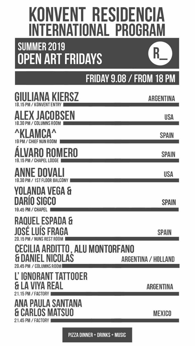 puntzero's tweet photo. Cap de setmana potent !!
Divendres 9/agost
Mostra Artistes Internacionals residents 
Dissabte 10/agost 
Súper sessió electrònica de tarda al jardí i concert @martinezmusicabcn 
Exposició presos oberta + Sopars inclosos - Toot a partir de les sis. https://t.co/jZi85wzCtc