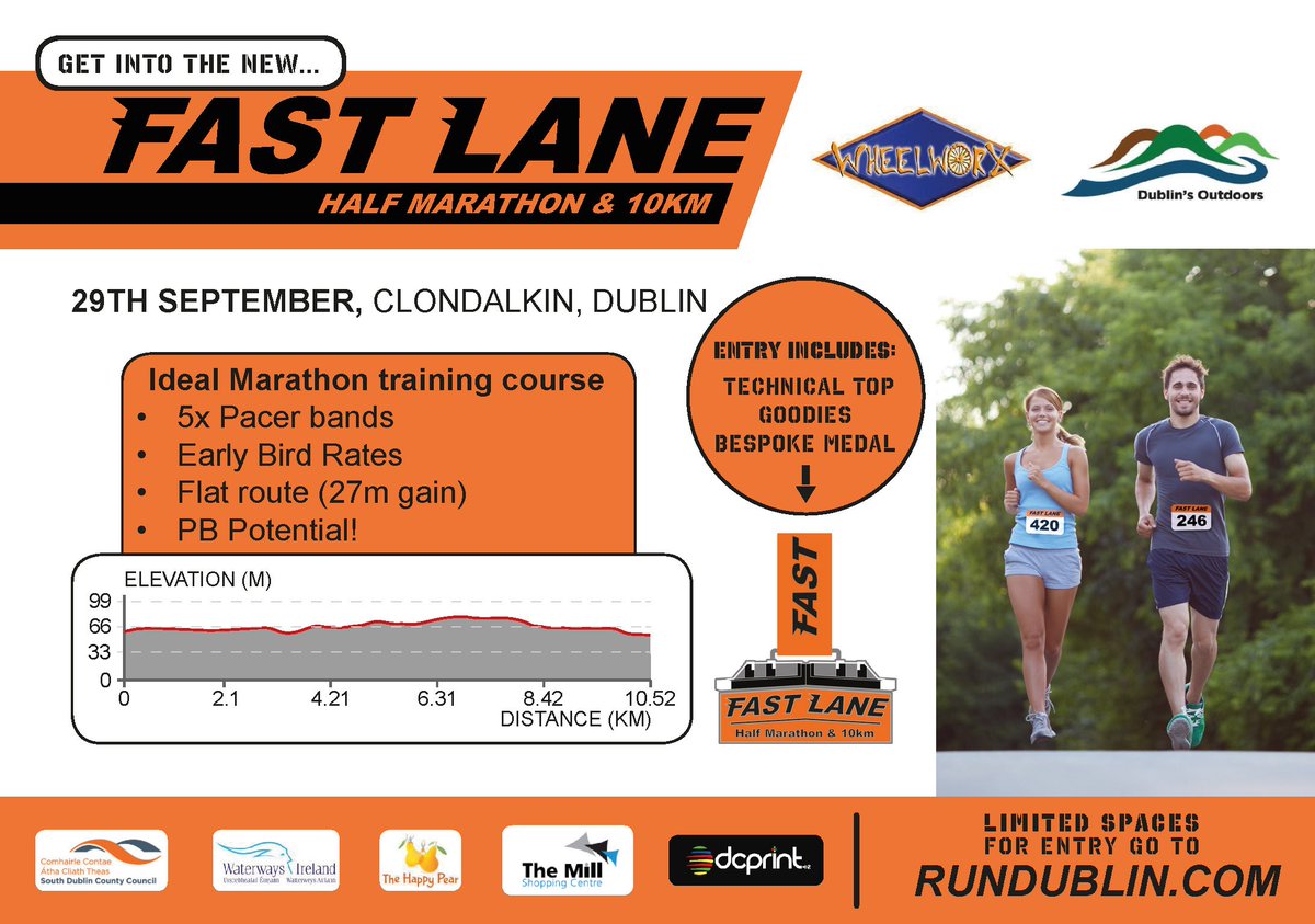 Run_Dublin's tweet image. So the race series half marathon in the Phoenix park is full for the 21st of Sept. No need to panic as the FASTLANE half marathon (or 10km) is on the 28th of Sept. Places are limited tho rundublin.com