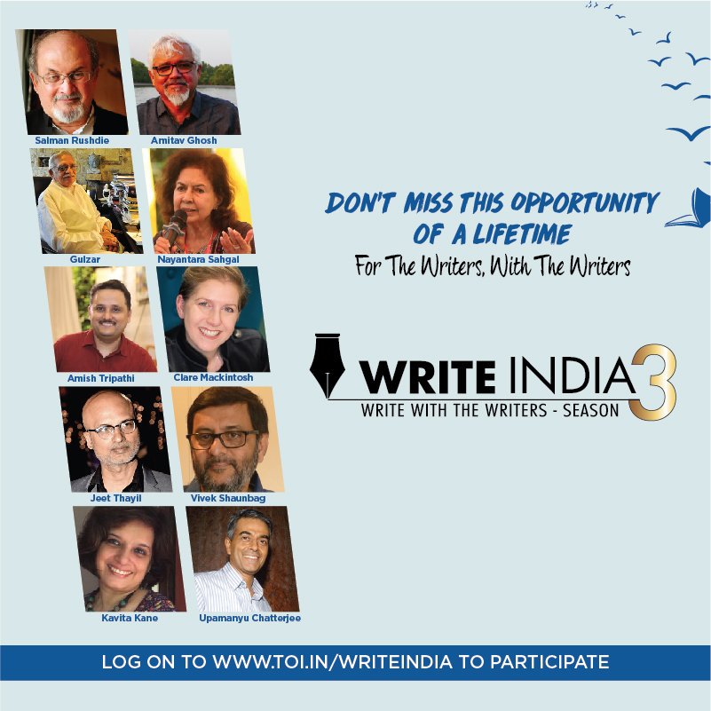 TOI_Books's tweet photo. Meet the 10 #TOIWriteIndia Season 3 celebrity authors!

@VinitaNangia 

@ParkerPensIndia @wattpad https://t.co/bz4Uo0bm7y