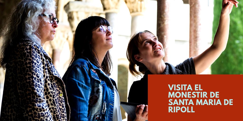 monestir_ripoll's tweet photo. Visitar Santa Maria de Ripoll és acostar-se a un dels edificis més bells i evocadors de Catalunya. La portalada, la basílica i el claustre, en fan un conjunt únic, un gaudi per als amants de l'art.
Visites guiades cada dia a les 12.00 i a les 16.30  📞972 704 203 https://t.co/4HgXZlumcl