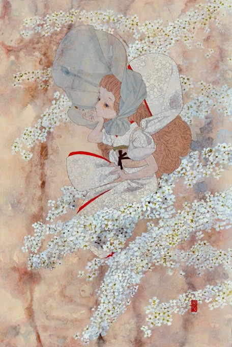 #花の日 
木の実とサボテンばかりで花の絵あまりないですね〜🥀 