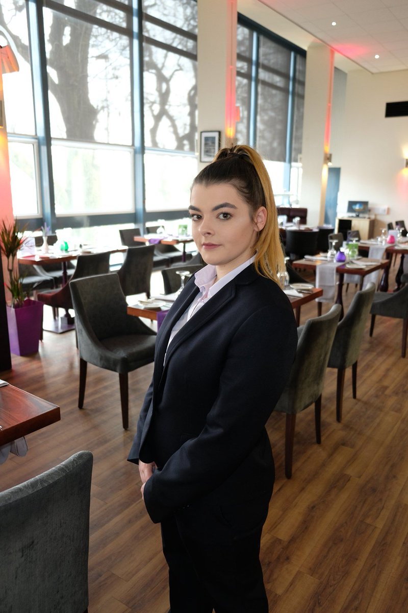 It's Hospitality Apprenticeships week and we are celebrating some of our apprentices from the sector! Elisha Ellwood: “I'm responsible for leading team briefings and I oversee service, deal with payments and help to motivate the team."
#ComeOnIn #HospitalityCareers #FireItUp