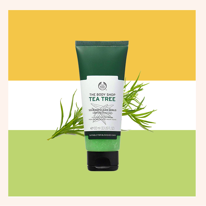 SapphireMV's tweet photo. Infused with pure, organic tea tree oil, this scrub leaves your skin feeling squeaky clean and fresh without stripping the face off excess hydration. 
_______

#bodyshop 
#facewash 
#squeakyclean https://t.co/ZKR47GTq2w