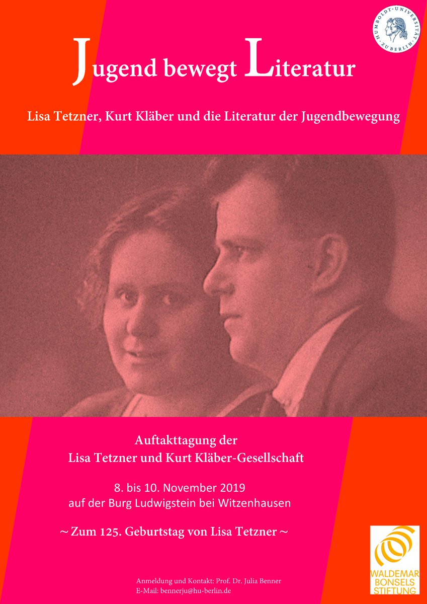 UndKinder's tweet image. Endlich! Die erste Tagung der zukünftigen Lisa Tetzner und Kurt Kläber-Gesellschaft! Anmeldungen bitte an bennerju@hu-berlin.de