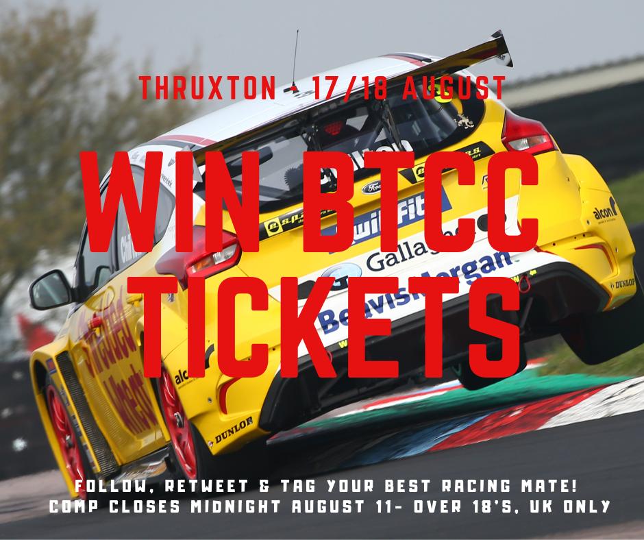 AllianceRaceUK's tweet photo. #WIN a pair of weekend @BTCC tickets to 
@thruxtonracing on August 17/18
To enter... 
Retweet✅ 
Follow us ✅ 
Tag the person that you’d bring along using #imwithmotorbase ✅
Over 18's UK only. Ends midnight Aug 11 
Full terms: https://t.co/1DKFqCkfGU
#BTCC #Thruxton #Giveaway https://t.co/hMj9HCO7b8