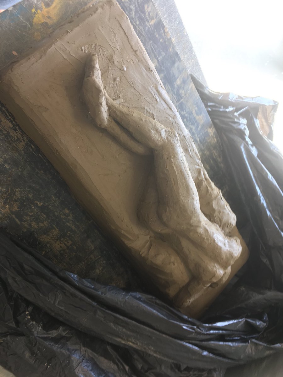 KapsVoula's tweet photo. Sculpture using live model, first attempt #sculpture #art #artist https://t.co/1vaijV4s5c