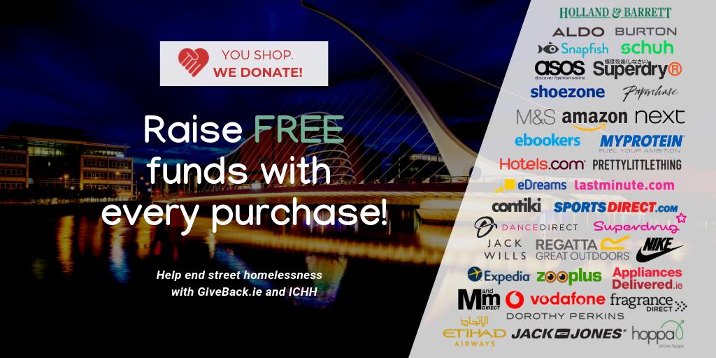 givebackIE's tweet photo. With GiveBack installed on your computer you can raise money for @ICHHDUBLIN every time you buy something online. You buy the same products from the same retailers, and it won’t cost you a cent more.
What’s not to love?
Download now at https://t.co/mQFkKodJ2Y
#ImUsingGiveBack https://t.co/RPEIf3oijU