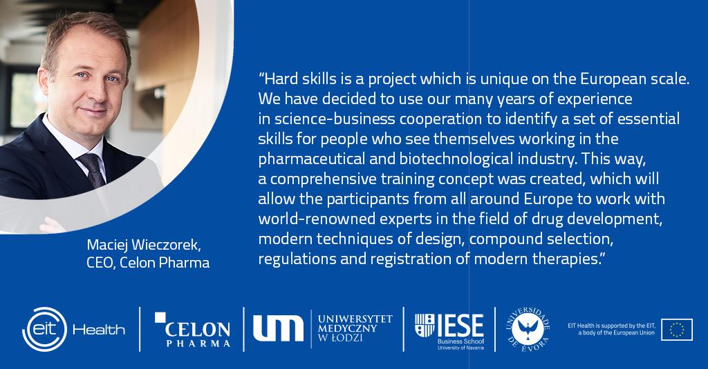 umedlodz's tweet photo. Have you heared about our new @EITHealth #HardSkills Programme? The regitration deadline is coming up! Apply now to start in September 2019 
Registration link: https://t.co/hbo4mPVtOu https://t.co/PkVPGrp6q8