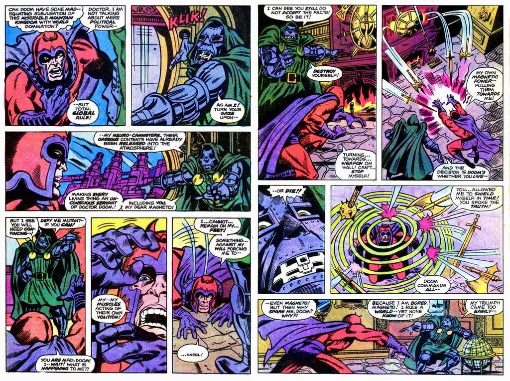 Especially in their current predicaments (Magneto in Krakoa and Doom as an ...