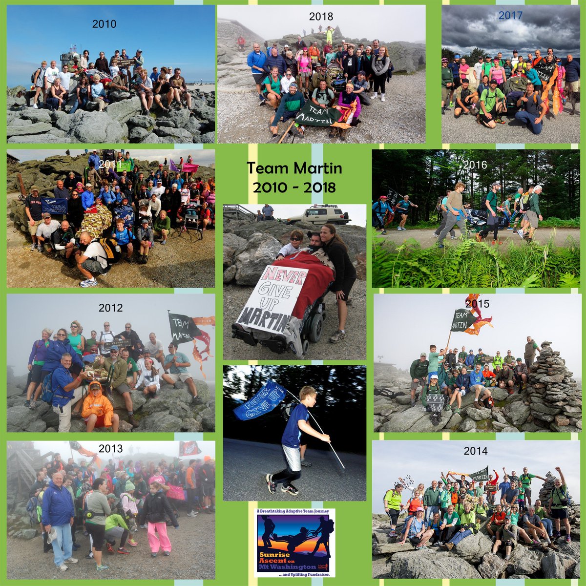 ASPNC03580's tweet photo. Celebrating 10 years of #2019AnthemSunriseAscent #partnersinpossiblities #TeamMartin #AdaptiveSports https://t.co/VYUTt7u9aS