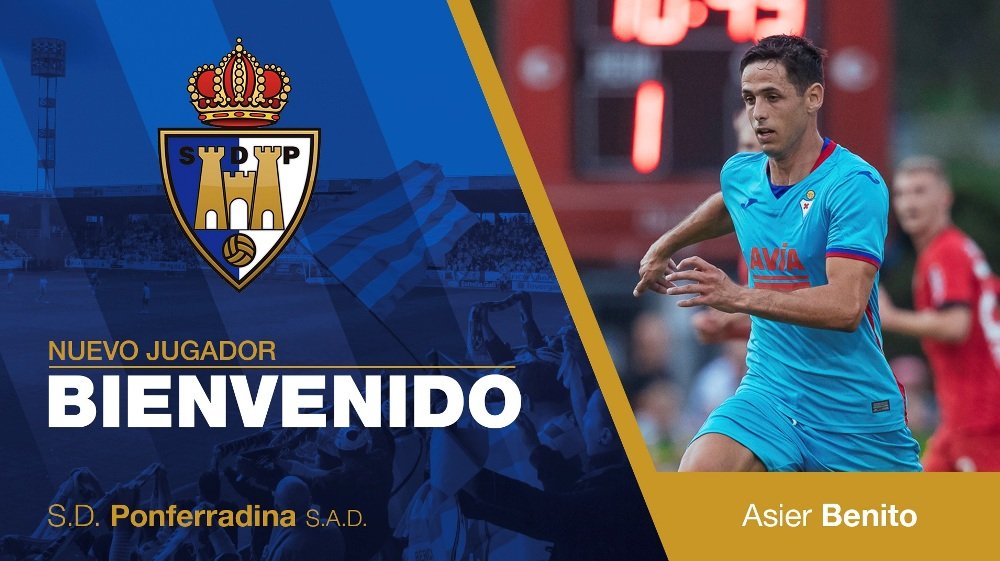 Asier Benito jugará cedido en la Ponferradina (Foto: SDP).
