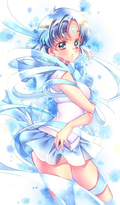 #暑い夏がやって来たので青色か水色の画像を流してTLをひんやりさせる
セラムンで青系の絵探したら亜美ちゃんばっかりで自分の引き出しの無さにやられる(^-^; 