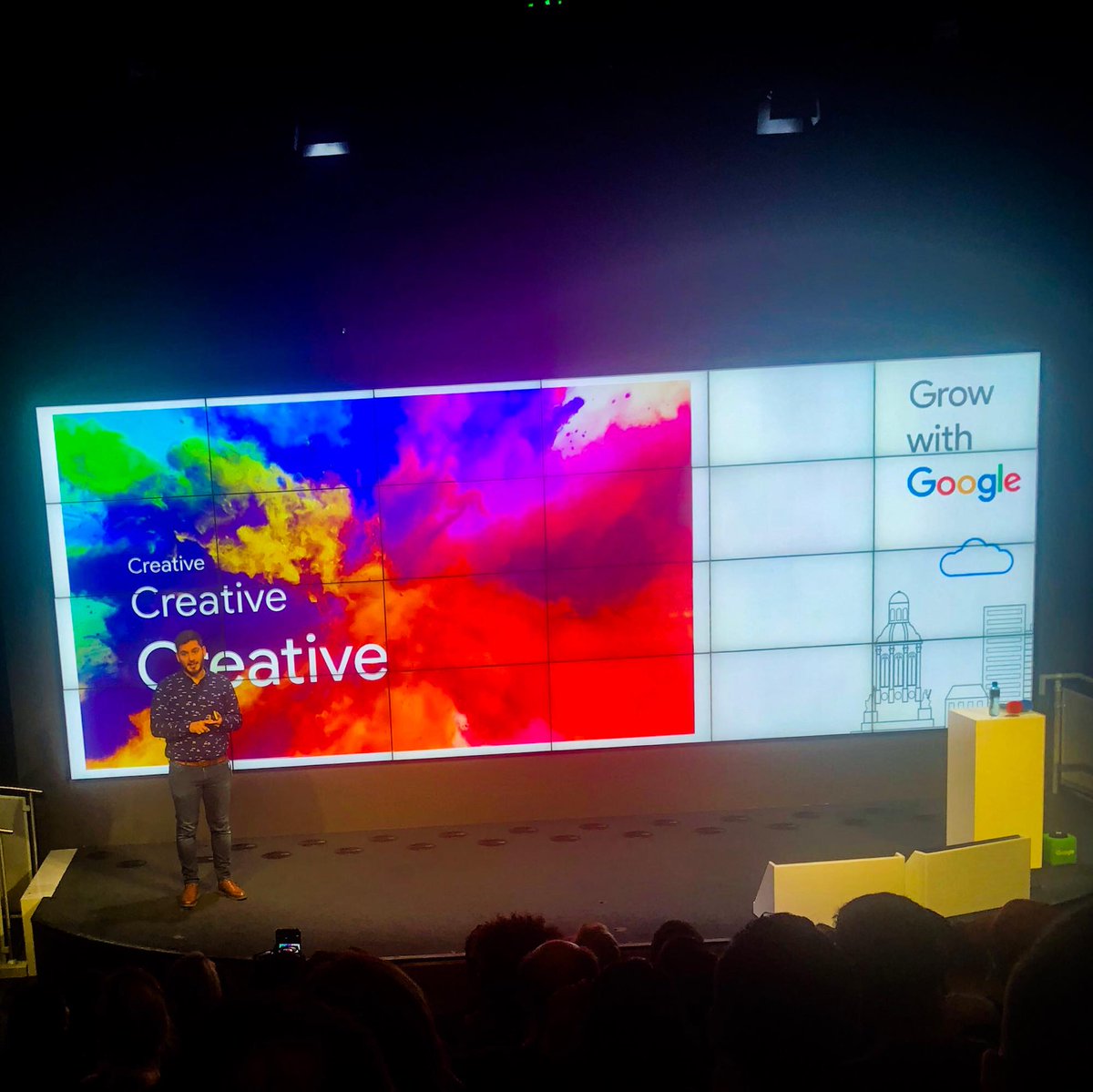 aideenmk's tweet photo. Very informative briefing on mastering creative digital for video at #GoogleHeadquarters in Dublin this morning. Highly recommend these free monthly breakfast briefings that include croissants and coffee 😊#GoogleFoundry #googleEDU https://t.co/ZjZ70xcyVf